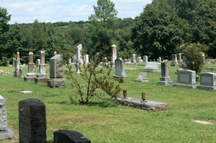 view of cemetery<br />

