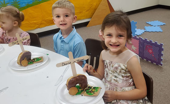 Welcome to Mt. Pleasant Sunday school art project