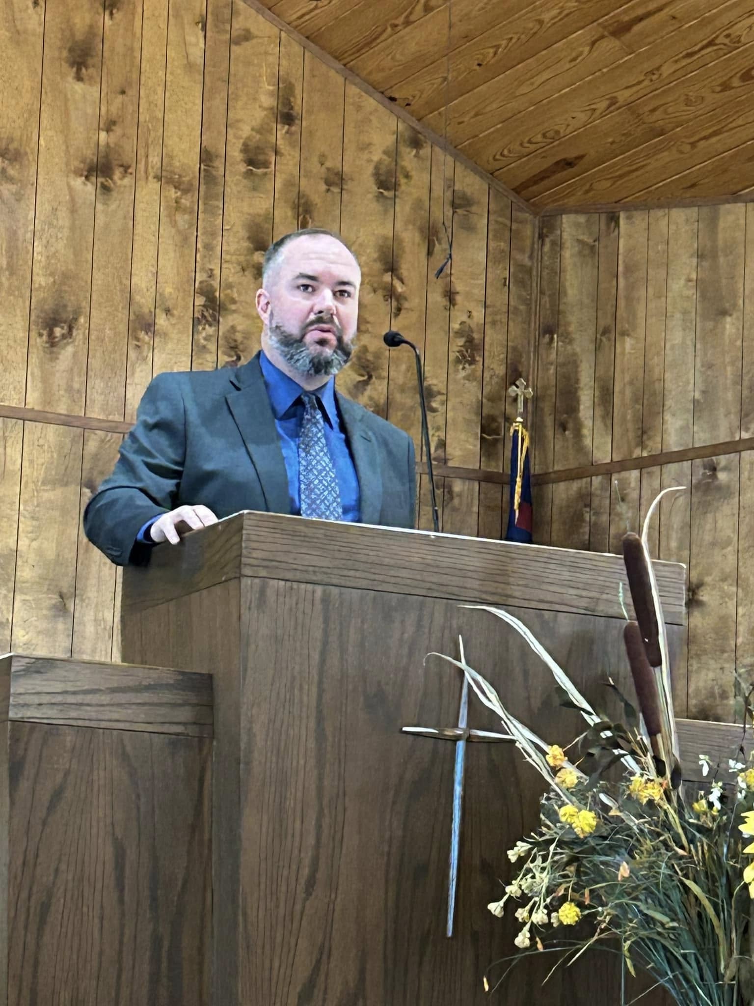 Bro Drye speaking Postcasts of services are available
